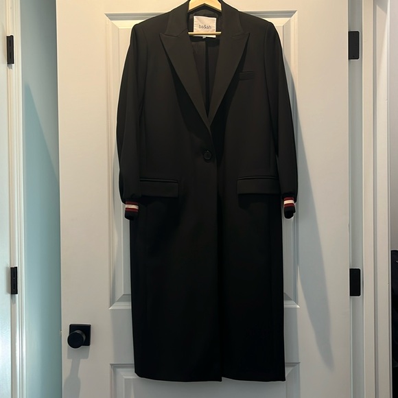 EUC - ba&sh Savage long overcoat - single button, viscose. Size 1/S/4. - Picture 2 of 6